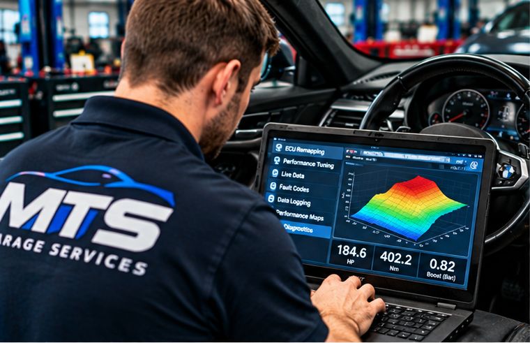 Engine tuning and ecu remapping at MTS Garage Services in Hayes